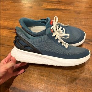 Kizik Athens Deep Sea Oil Blue Slip On Shoes Comfort Mens 9.5 Womens 11